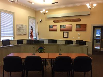 Inside Sturbridge Town Hall