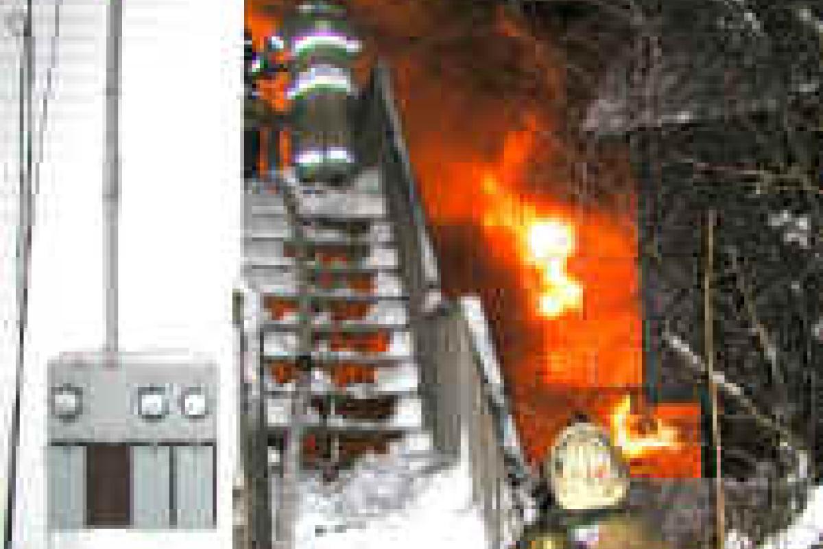 Fire Apparatus at scene of a fire