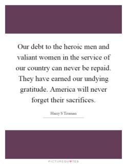 Our Debt to Vets