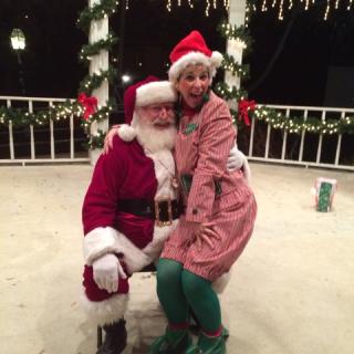 Santa and elf